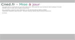 Desktop Screenshot of maintenance.cned.fr